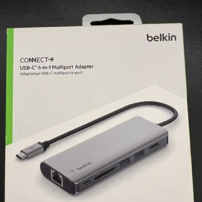 Belkin CONNECT™ USB-C 6-in-1 Multiport Adapter