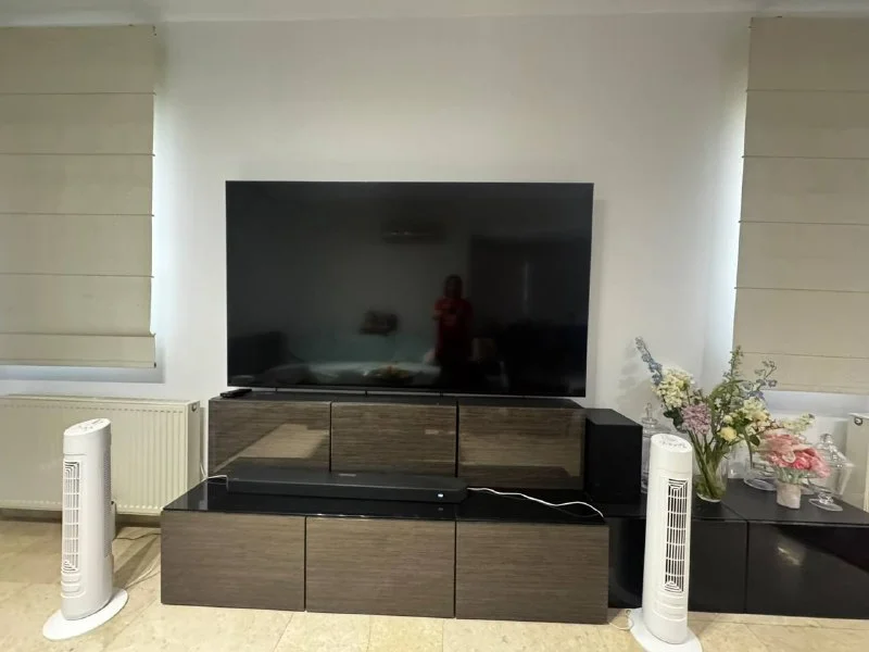 Ikea Modern TV Stand and Storage Cabinet Set