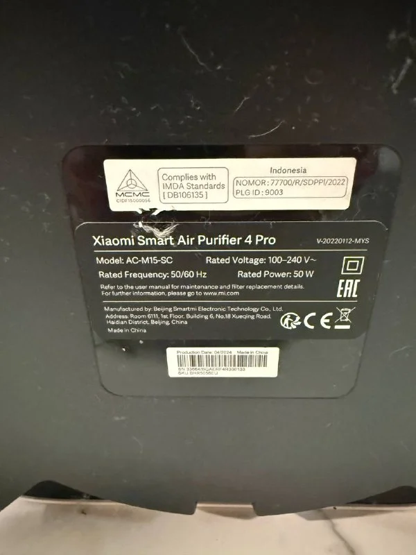 Очиститель воздуха Xiaomi Smart Air Purifier 4 Pro