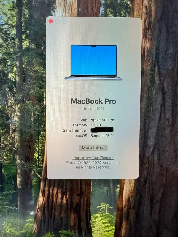 MacBook Pro 16” M2 Pro (2023)