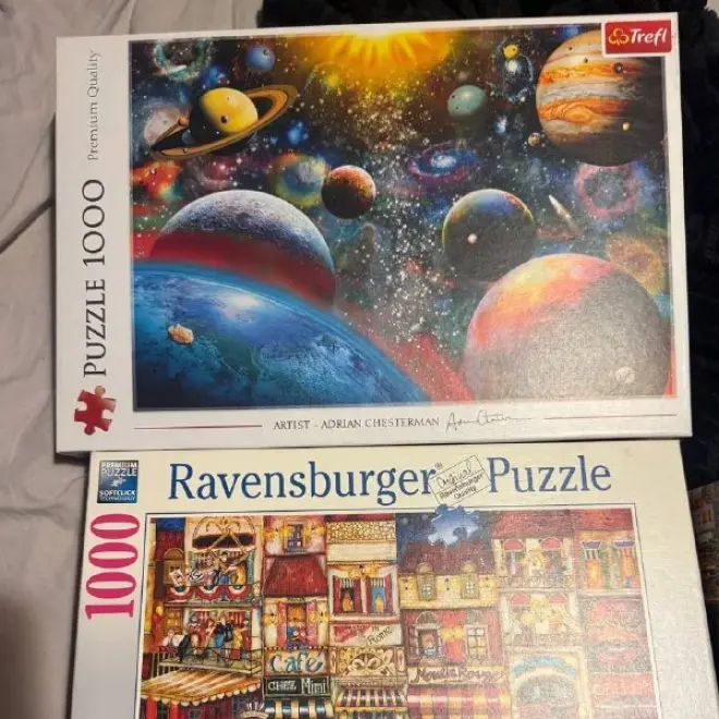 Пазлы Trefl и Ravensburger (1000 элементов)