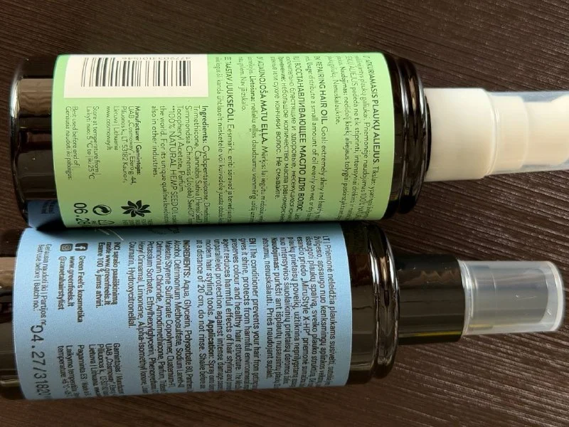 Новые Масло и кондиционер для волос Green Feels Cosmetics и Professional Line