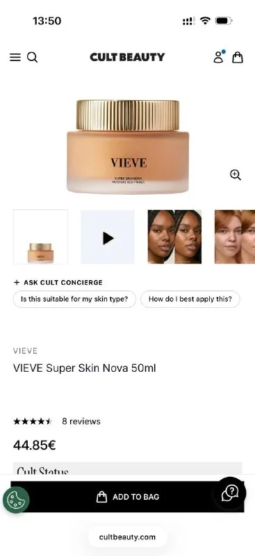 Vieve Super Skin Nova Moisture Rich Primer
