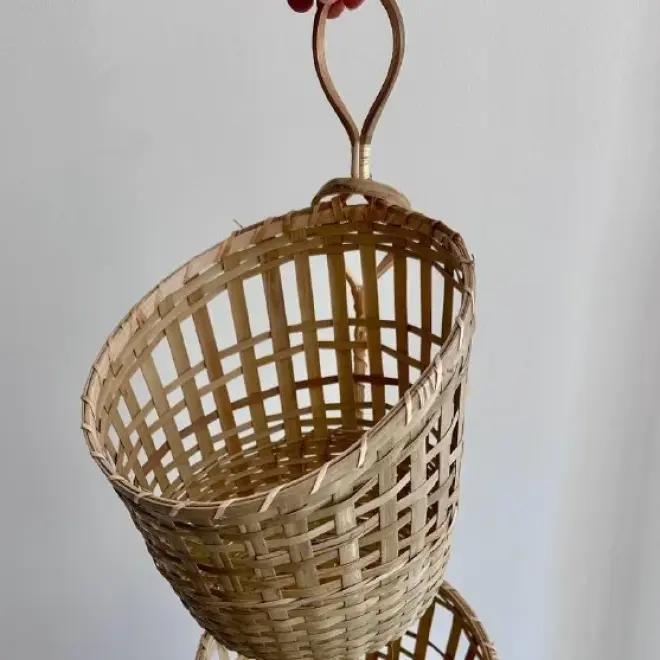 Бамбуковые корзины Ikea, комплект из 2х шт