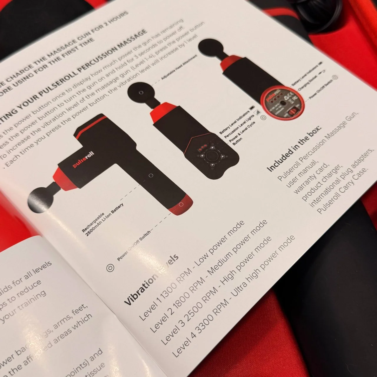 Перкуссионный массажер pulseroll Pro Massage Gun