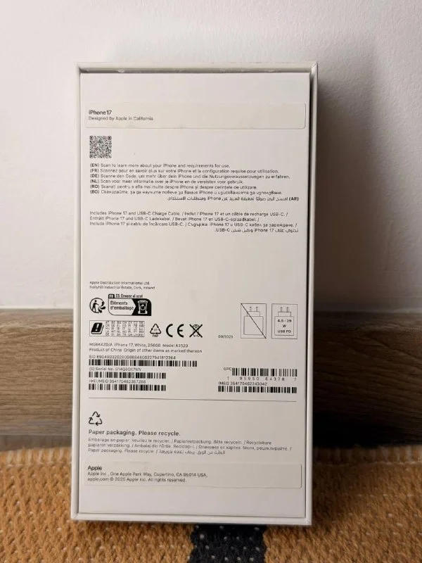 iPhone, 256GB, White